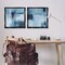 Stupell Industries Blue Abstract Linear Details 2pc Floater Framed Canvas Wall Art Set Design by Susan Jill